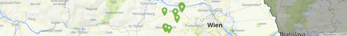 Map view for Pharmacies emergency services nearby Michelhausen (Tulln, Niederösterreich)